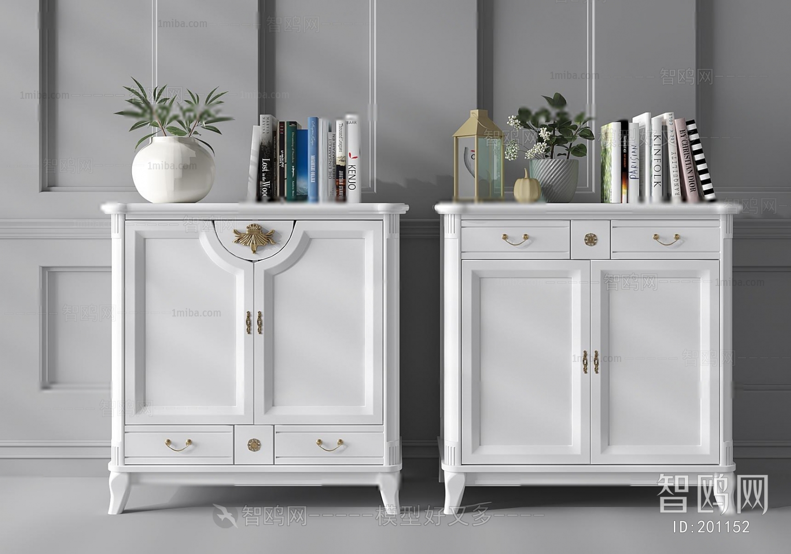 European Style Side Cabinet/Entrance Cabinet