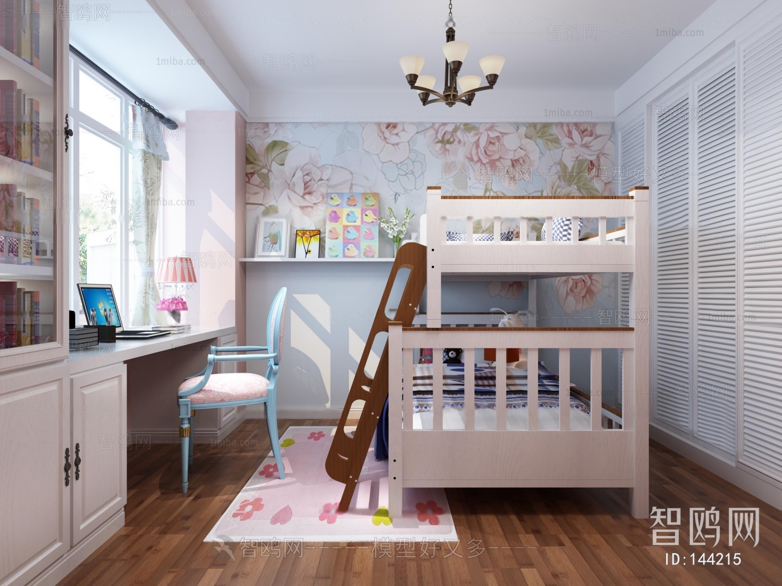 American Style Simple European Style Children's Room