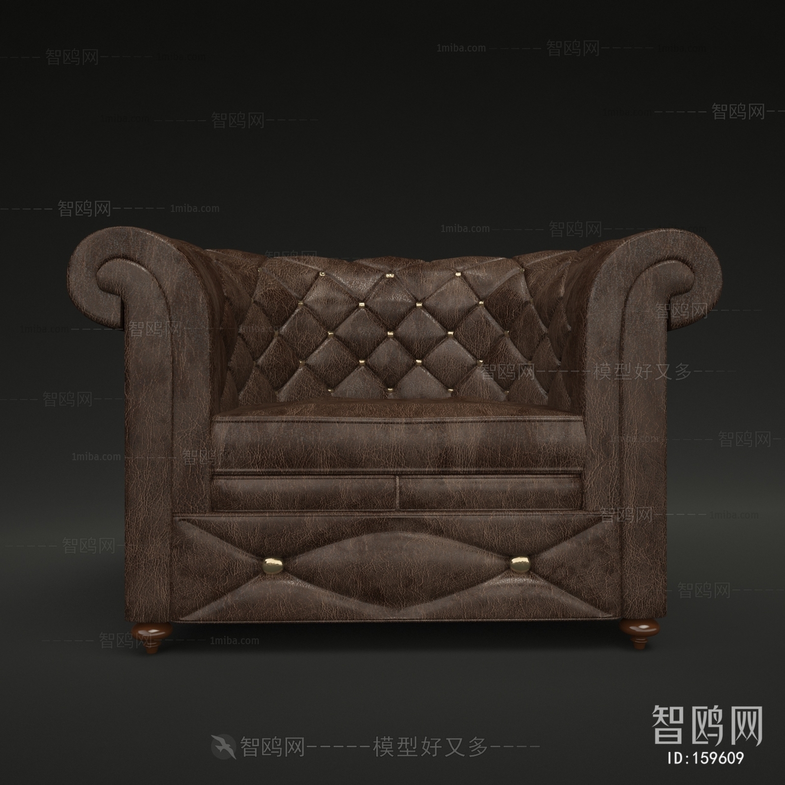 European Style Single Sofa