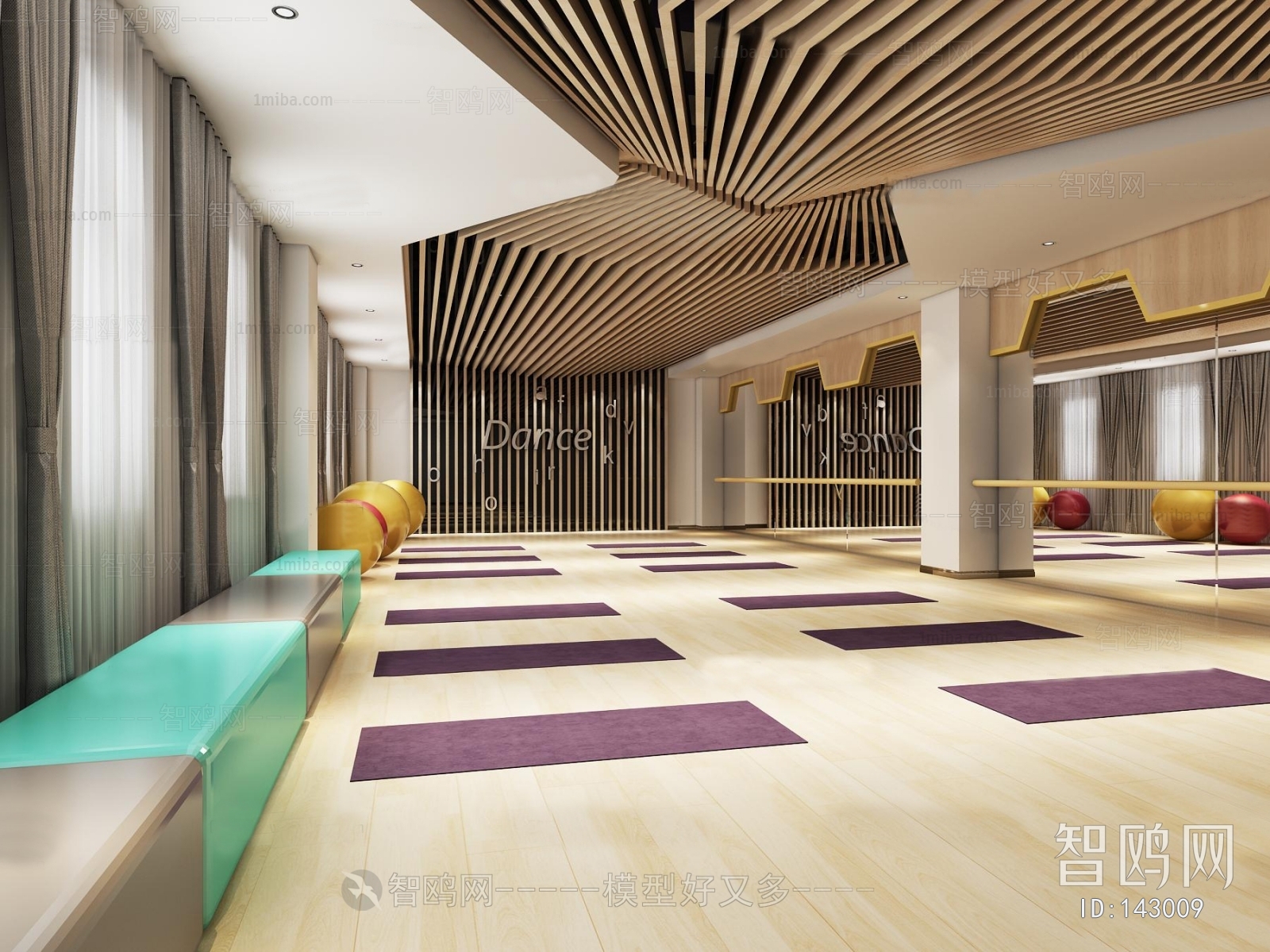 Modern Yoga Room