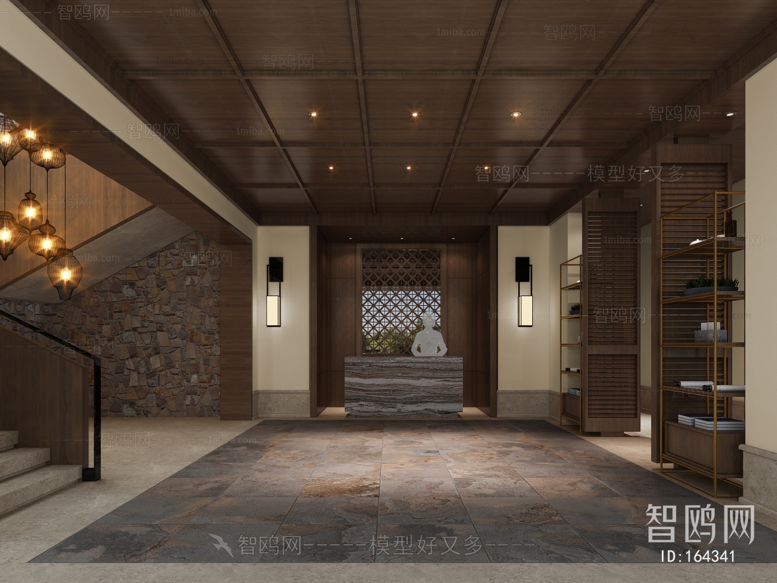 New Chinese Style Reception Area