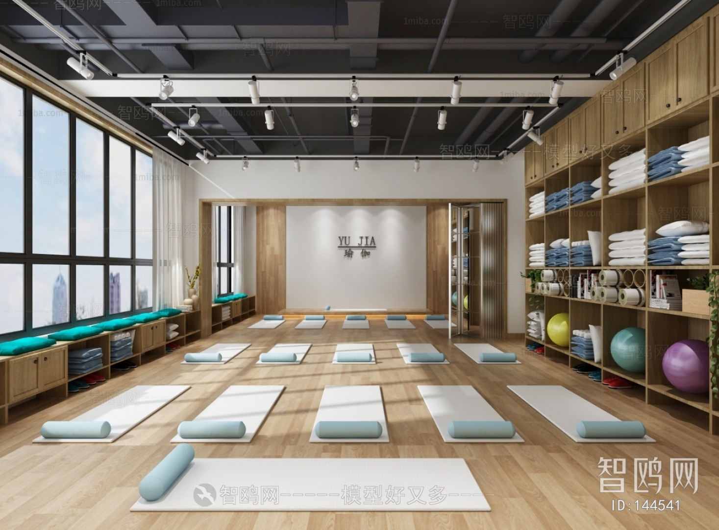 Modern Yoga Room