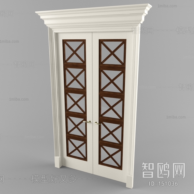 Modern Solid Wood Door