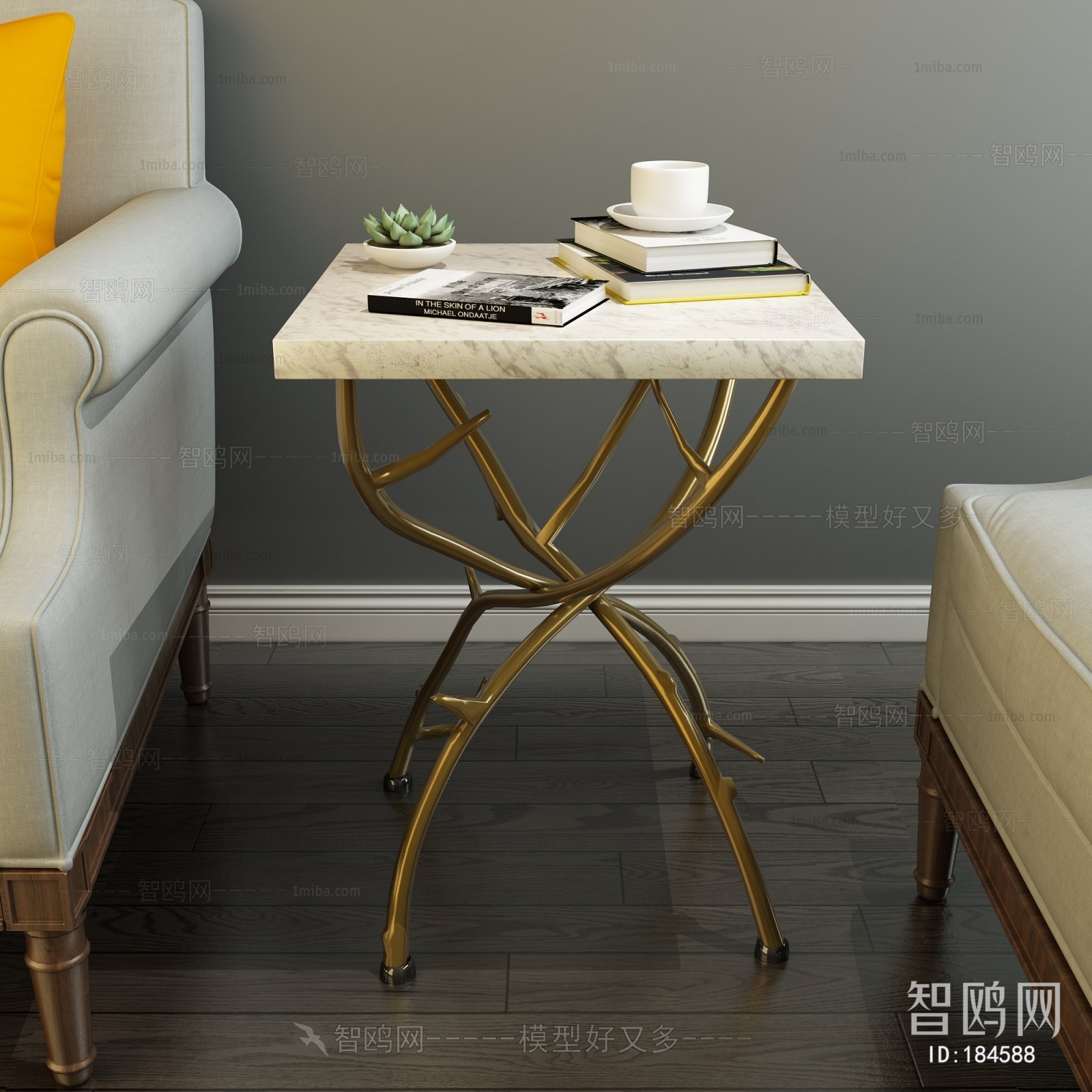Post Modern Style Side Table/corner Table