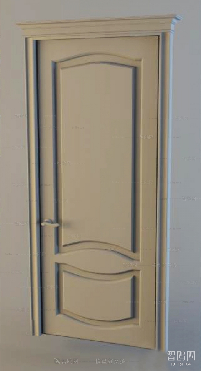 Modern Solid Wood Door