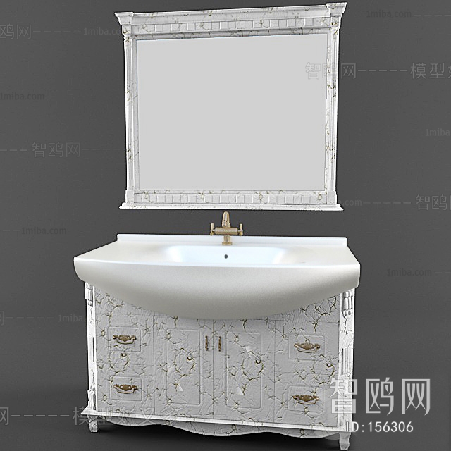 European Style Bathroom Cabinet