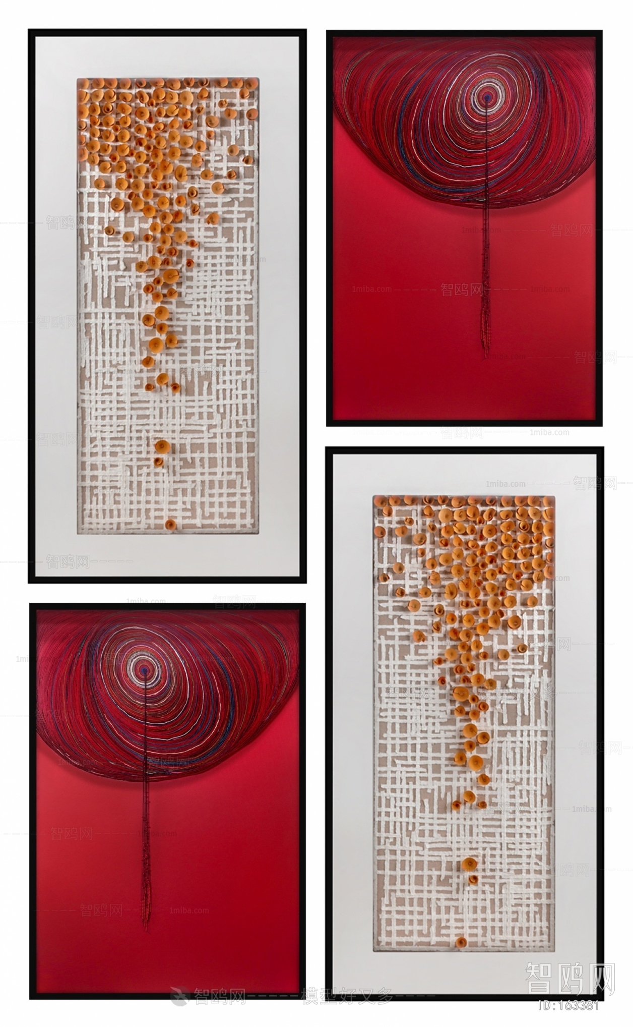 New Chinese Style Three-dimensional Physical Painting