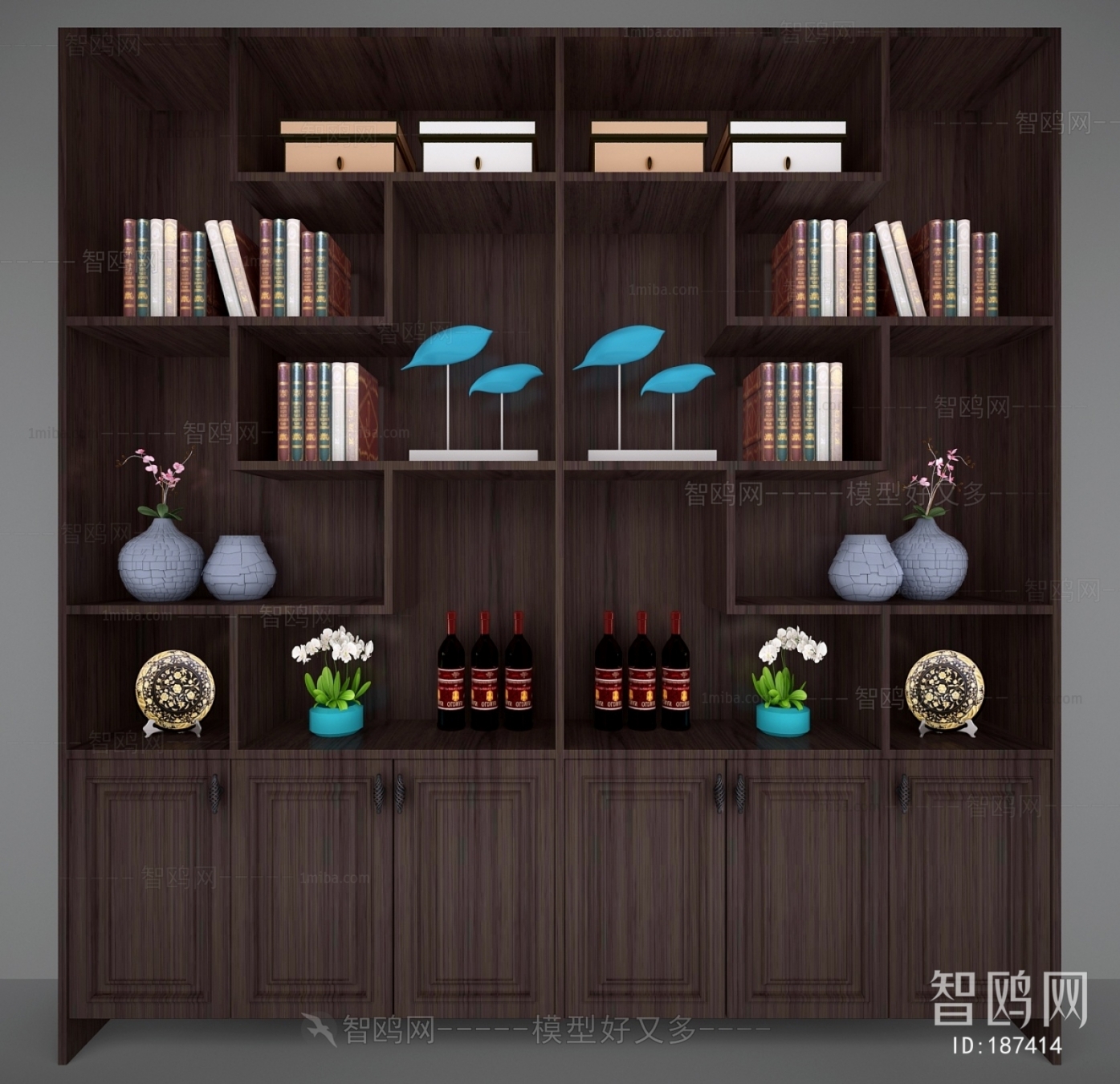 New Chinese Style Bookcase