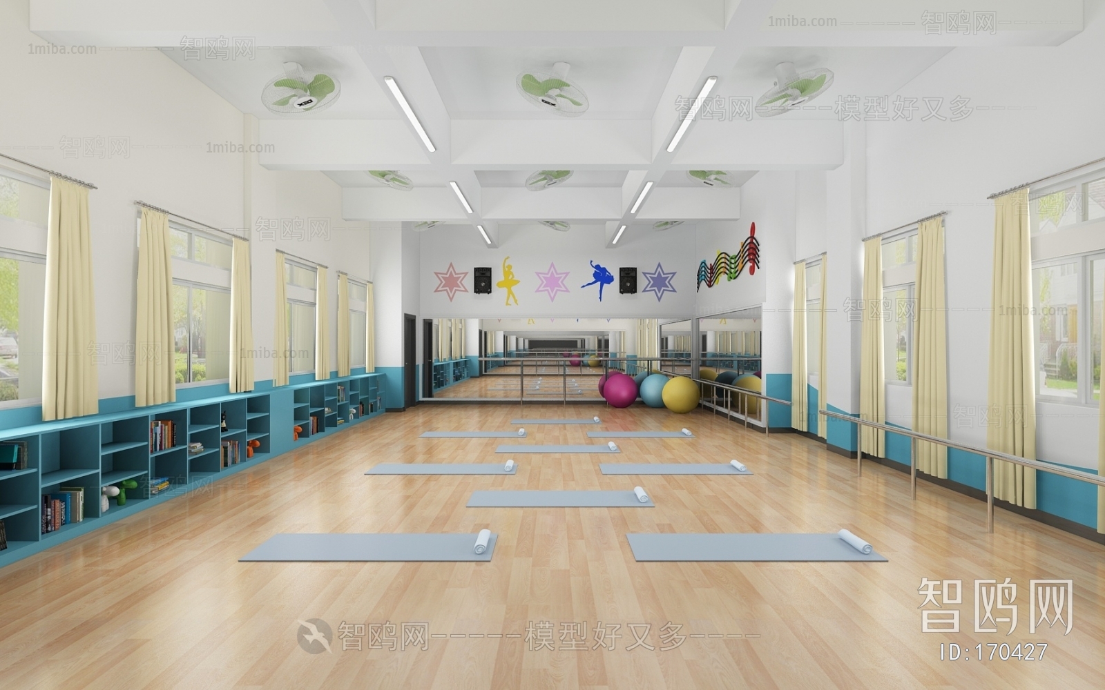 Modern Yoga Room