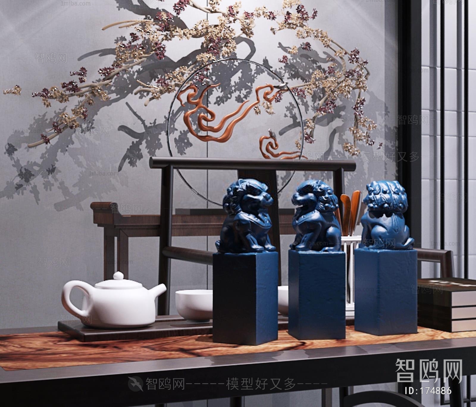 New Chinese Style Decorative Set