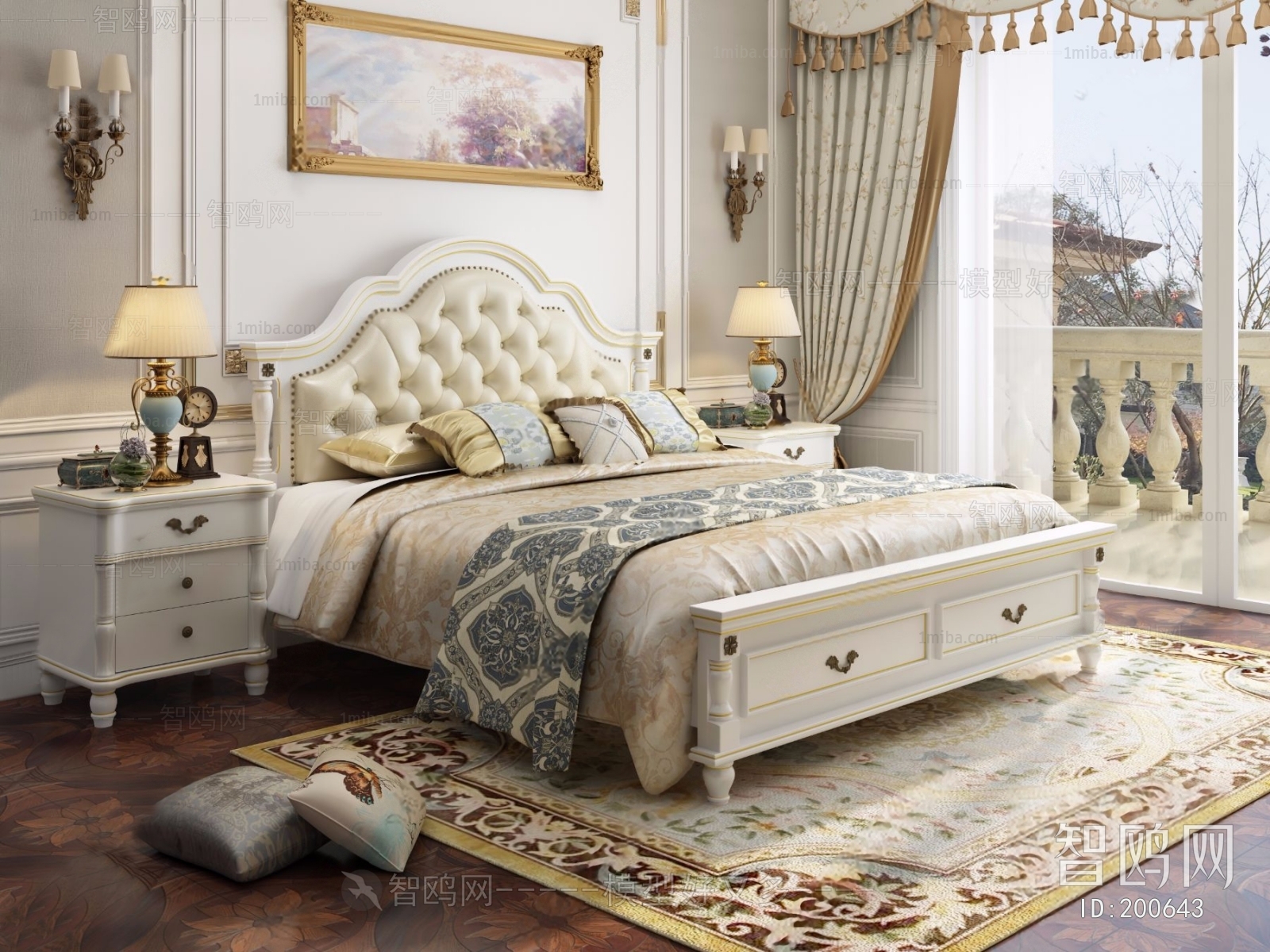 American Style Double Bed