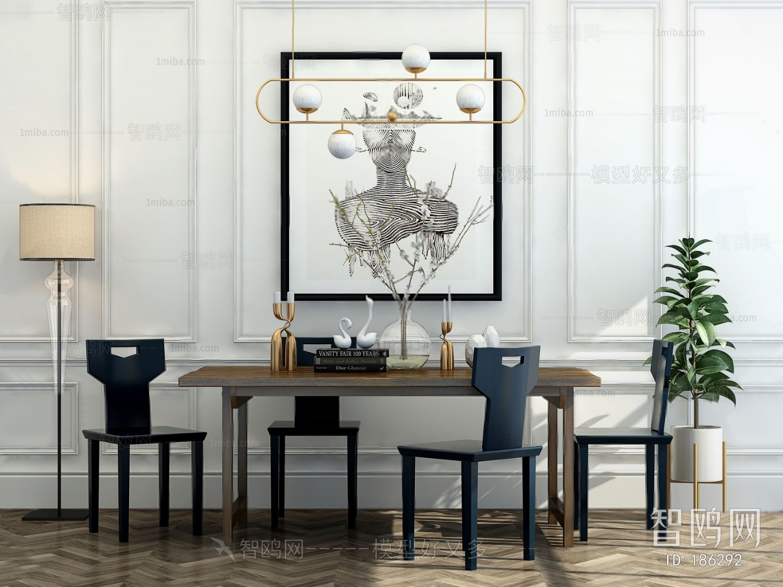 Nordic Style Dining Table And Chairs