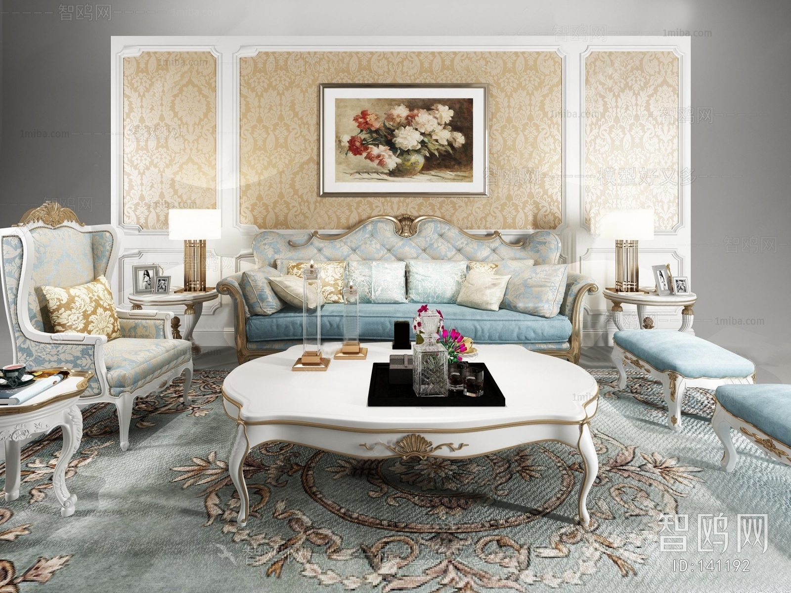 European Style Sofa Combination