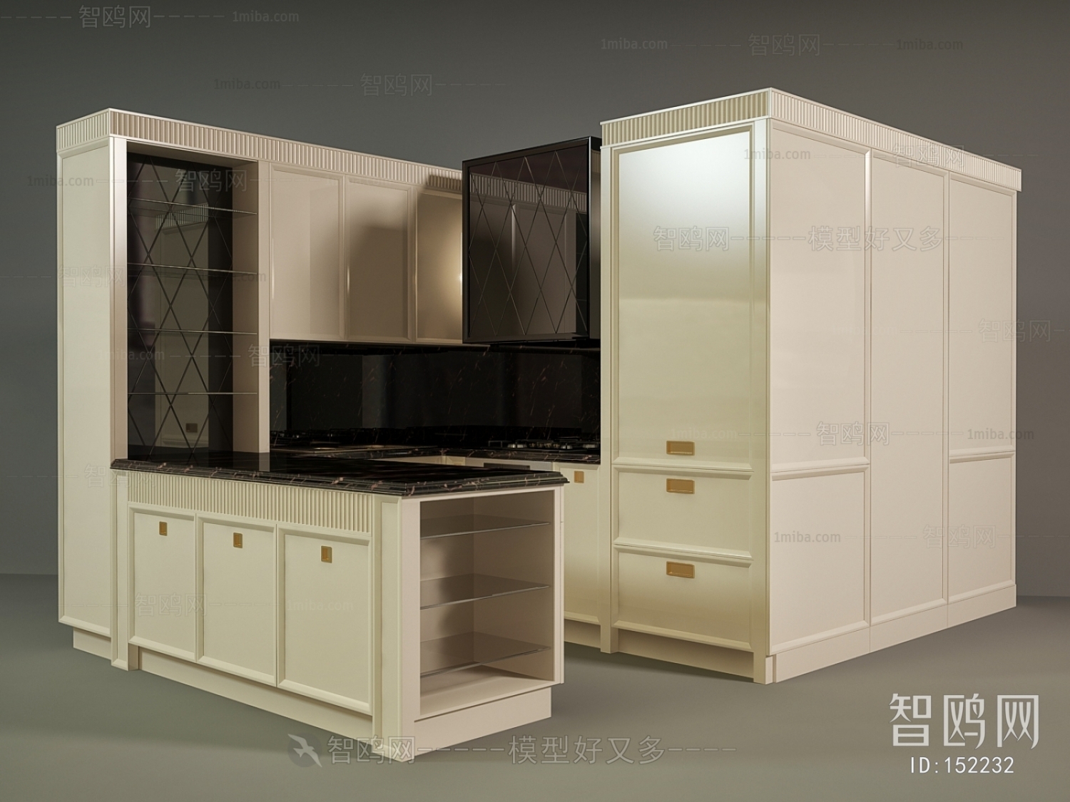 European Style Kitchen Cabinet