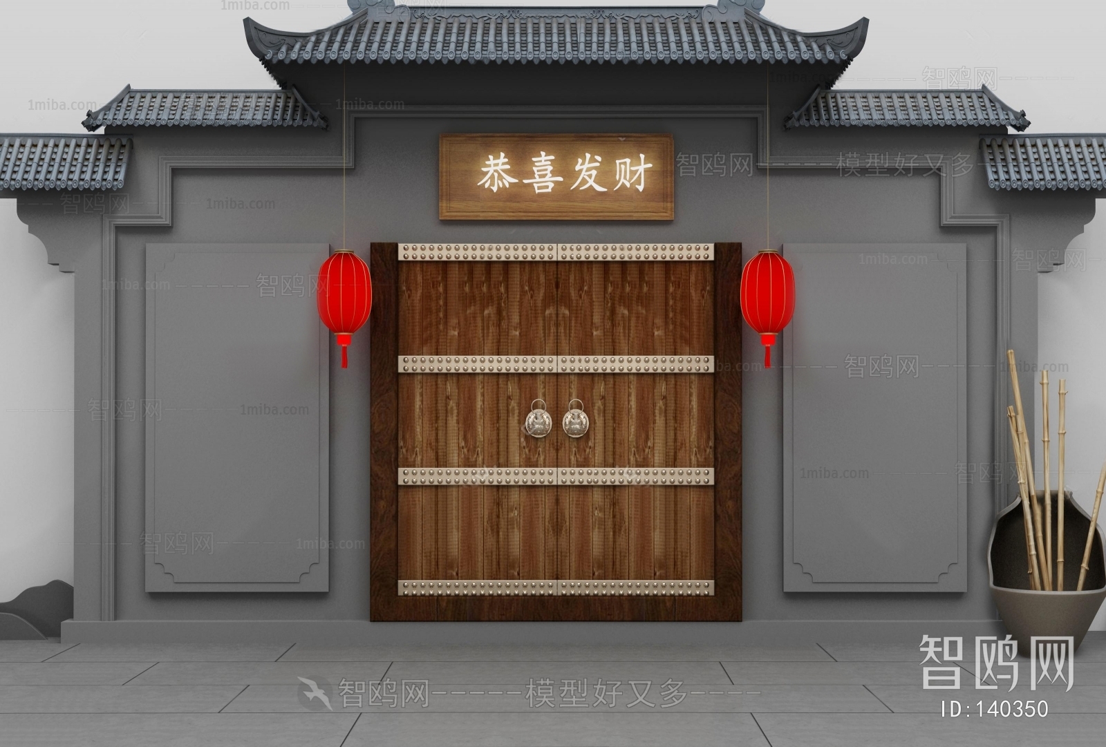 New Chinese Style Facade Element