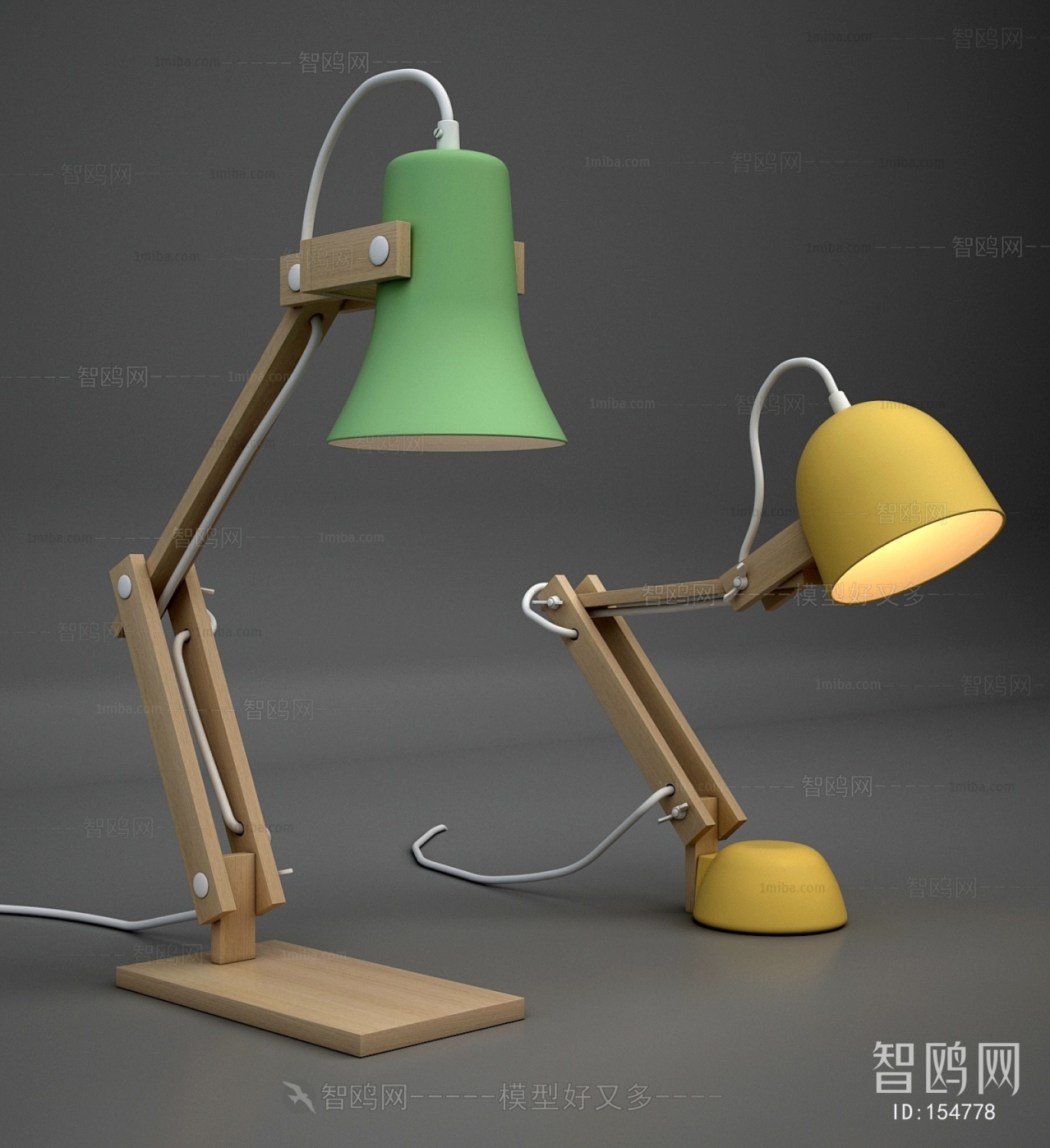 Modern Industrial Style Table Lamp