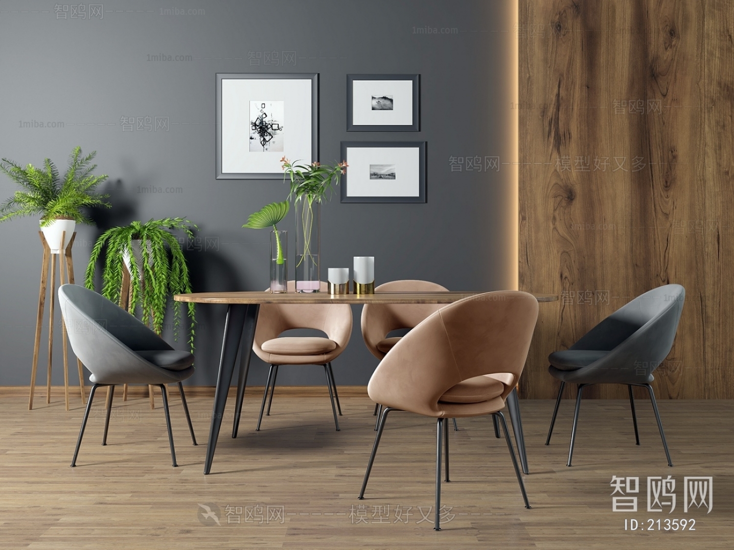 Nordic Style Dining Table And Chairs