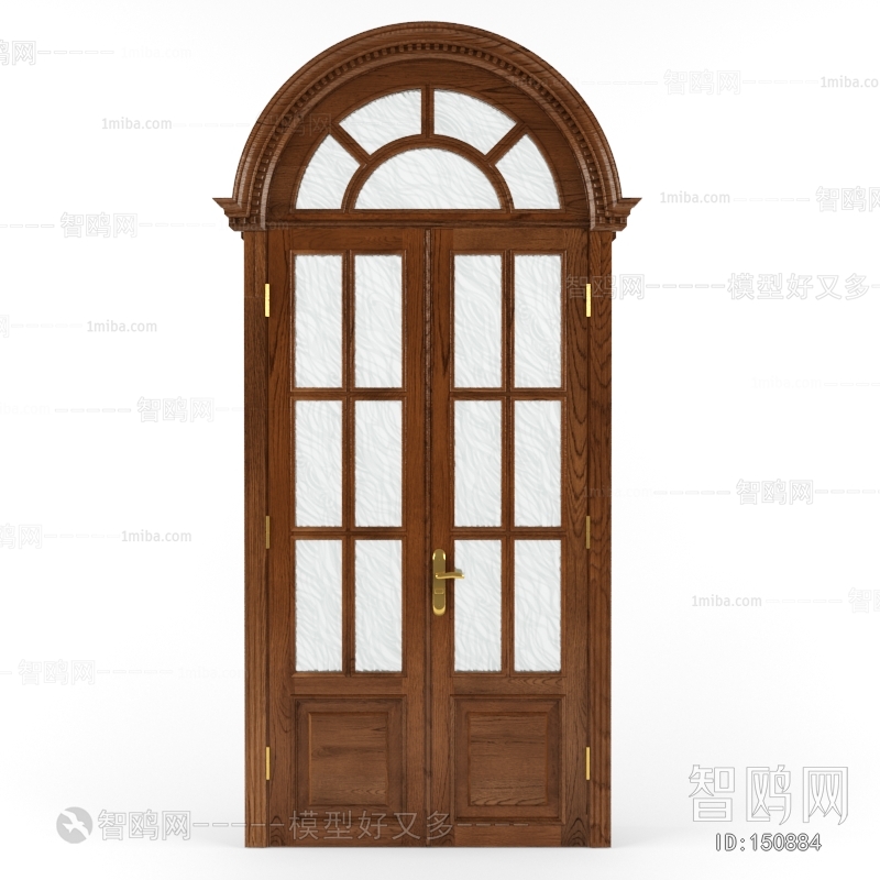 Modern Solid Wood Door