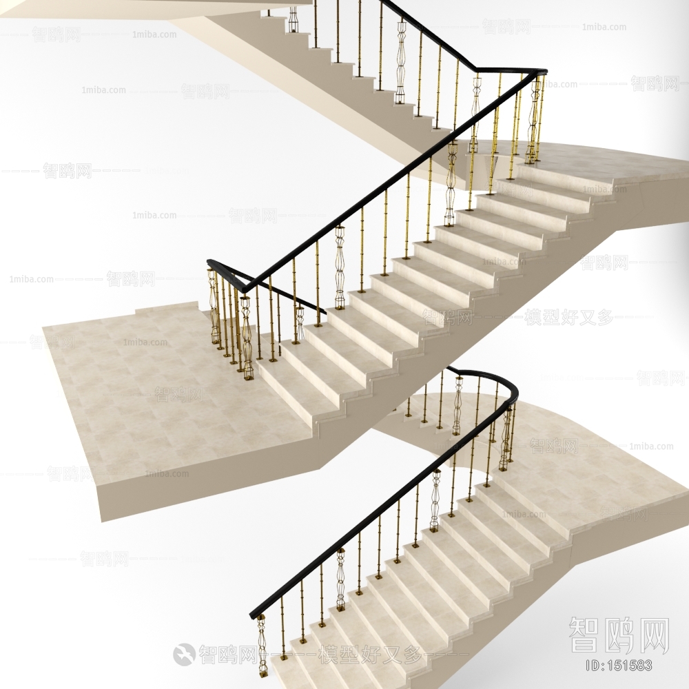 Modern Stair Balustrade/elevator