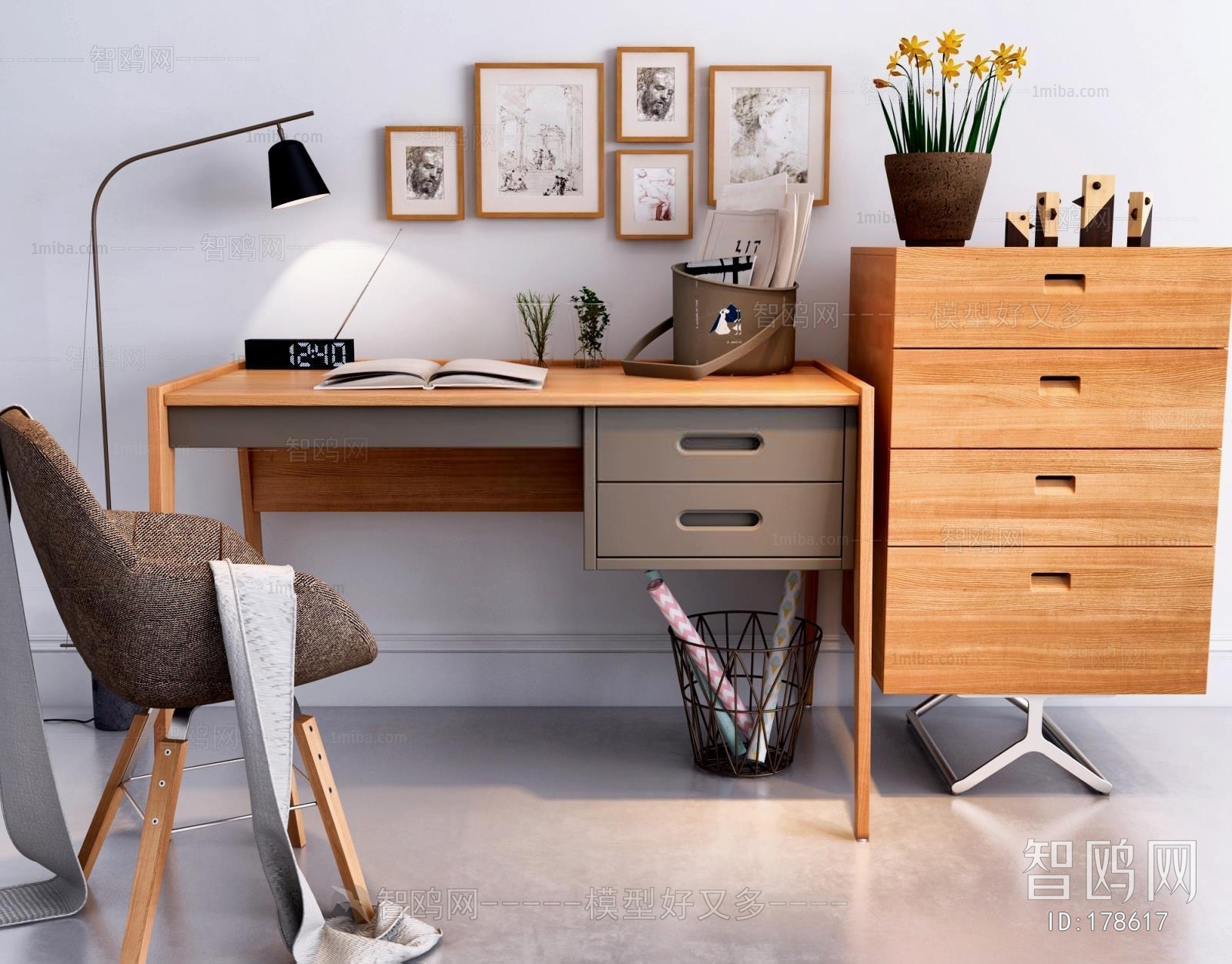 Modern Computer Desk And Chair