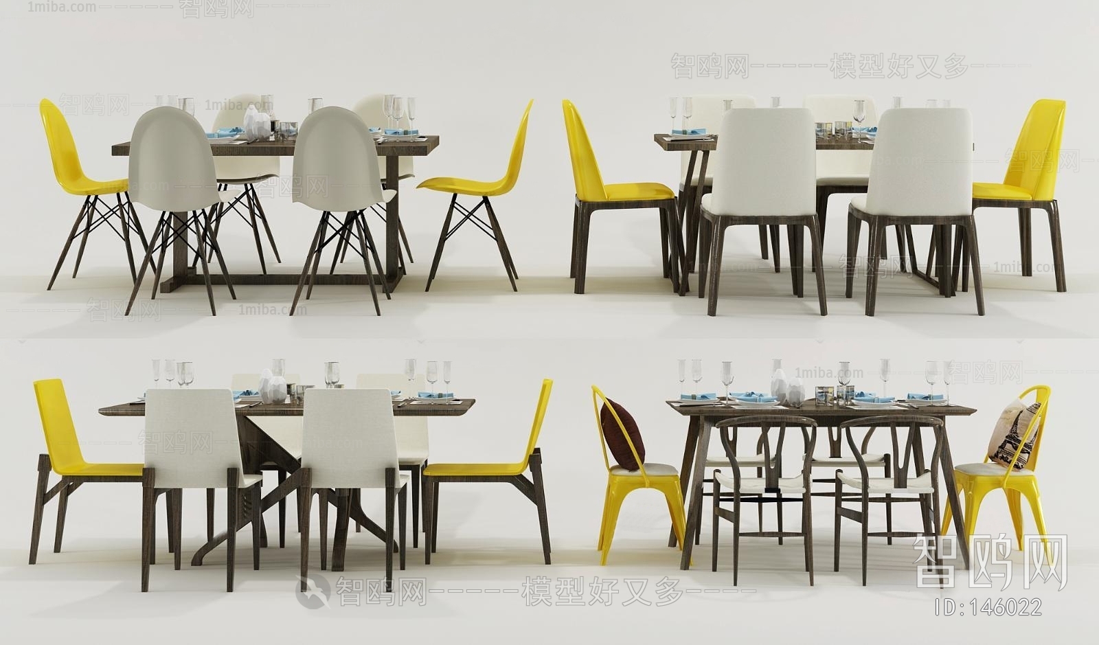 Nordic Style Dining Table And Chairs