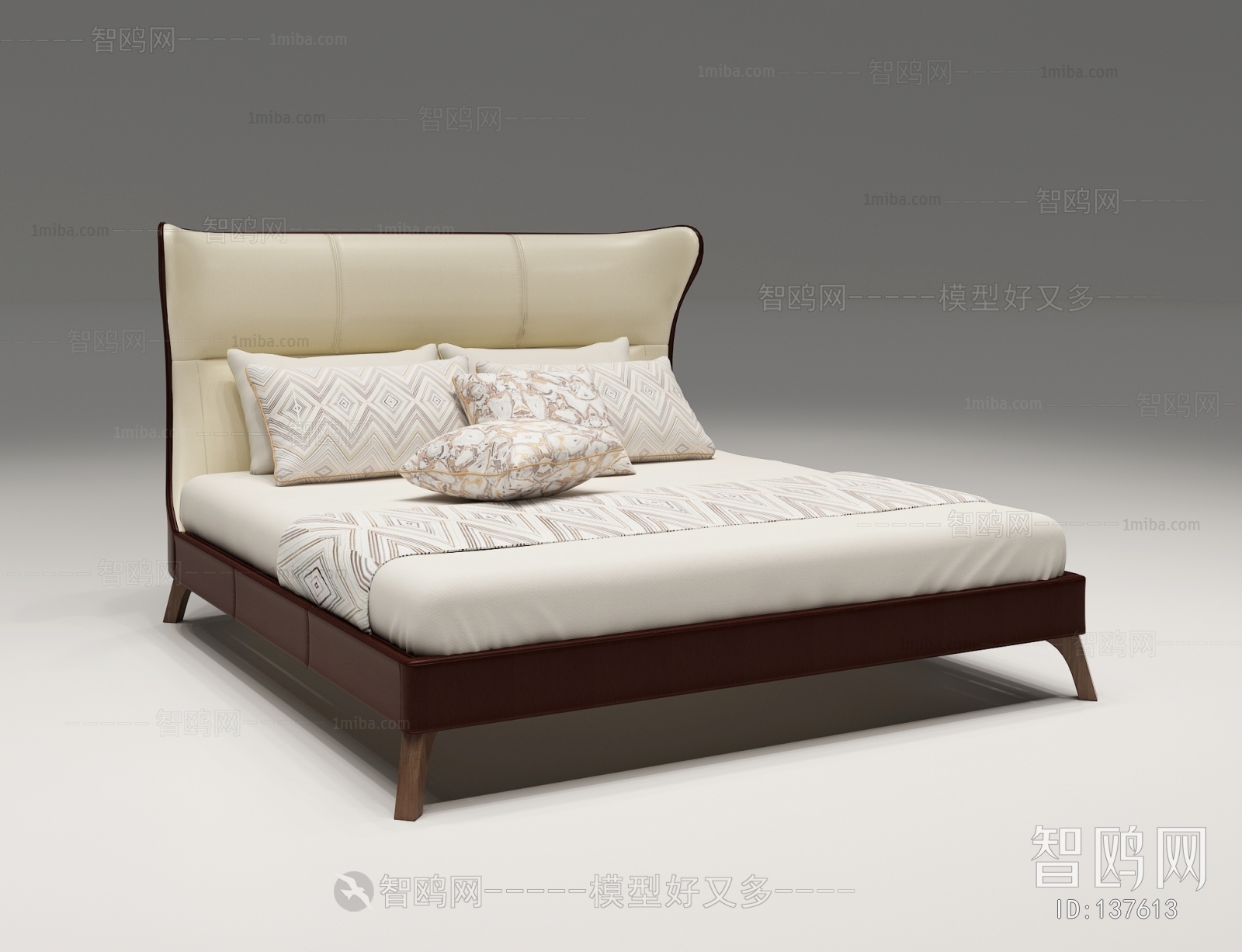 Nordic Style Double Bed