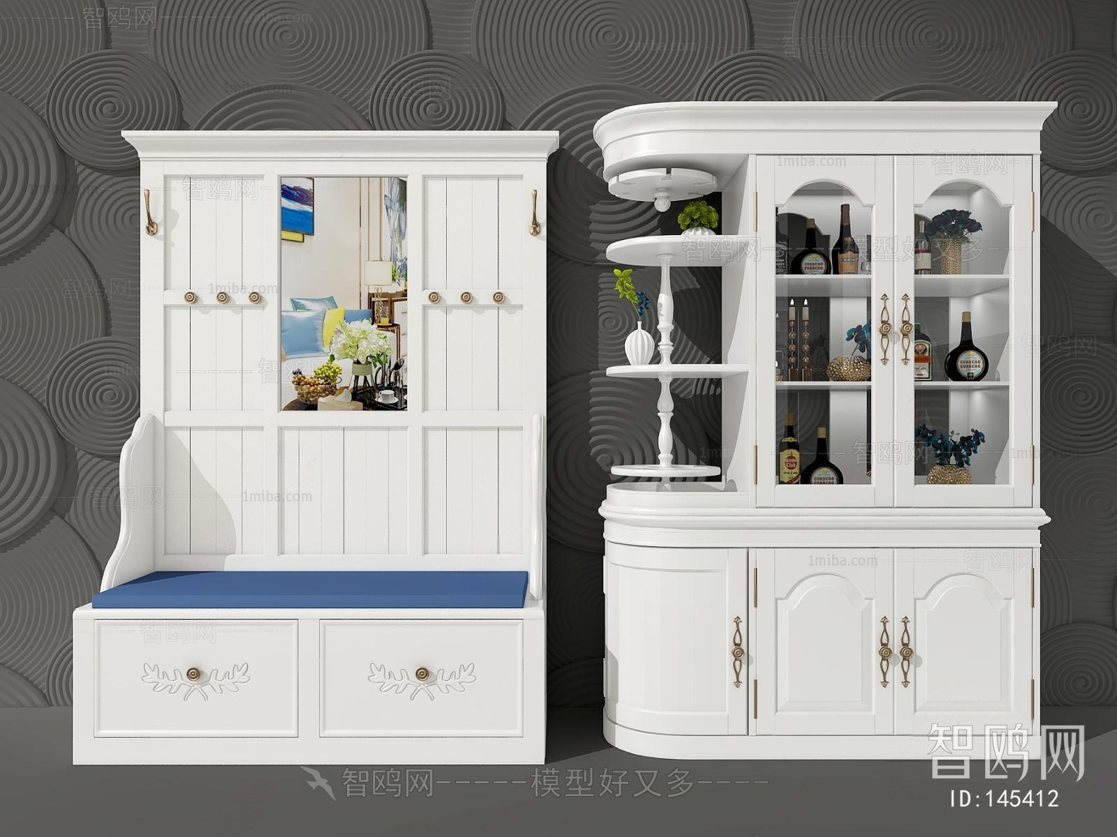 American Style Wine Cabinet