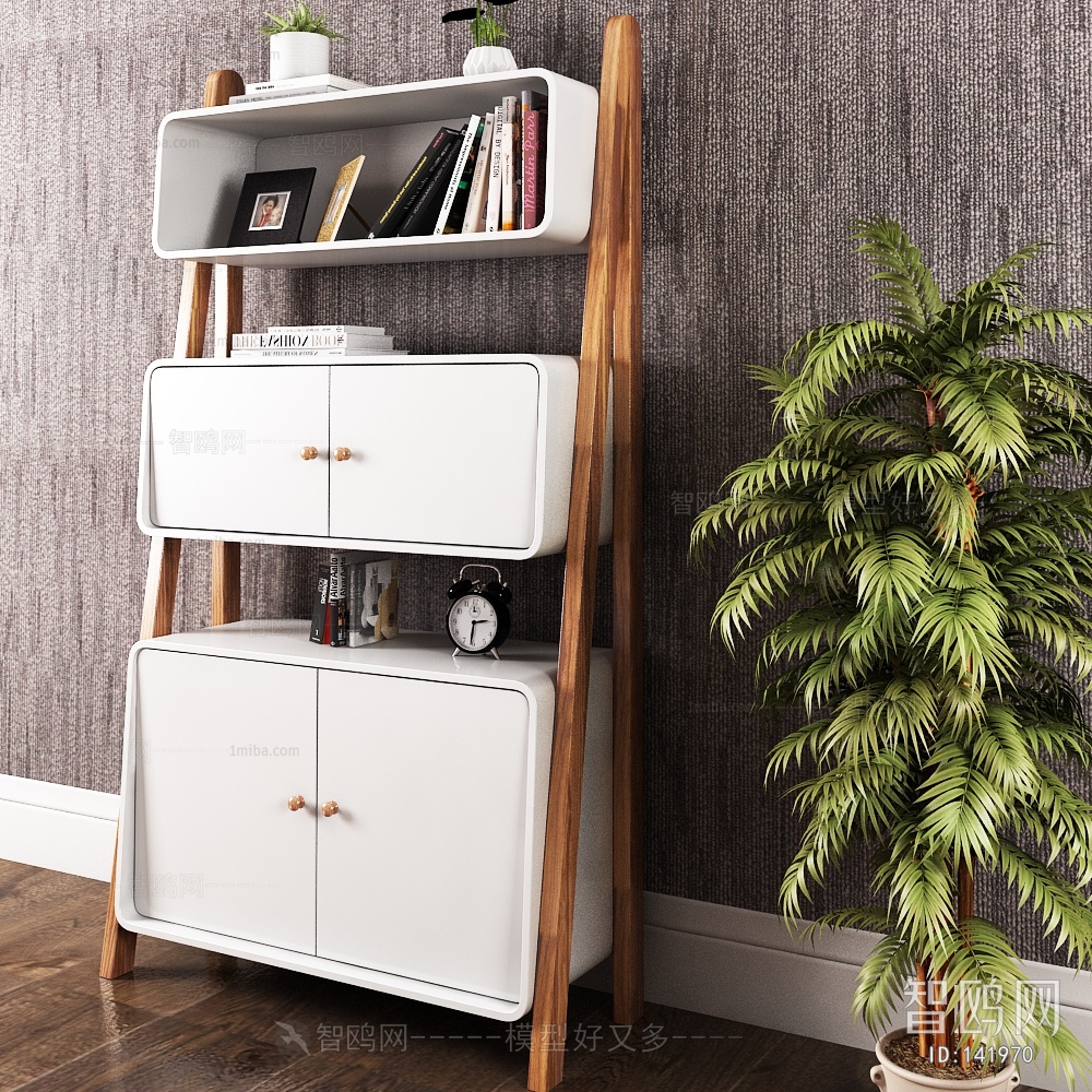 Modern Nordic Style Decorative Cabinet