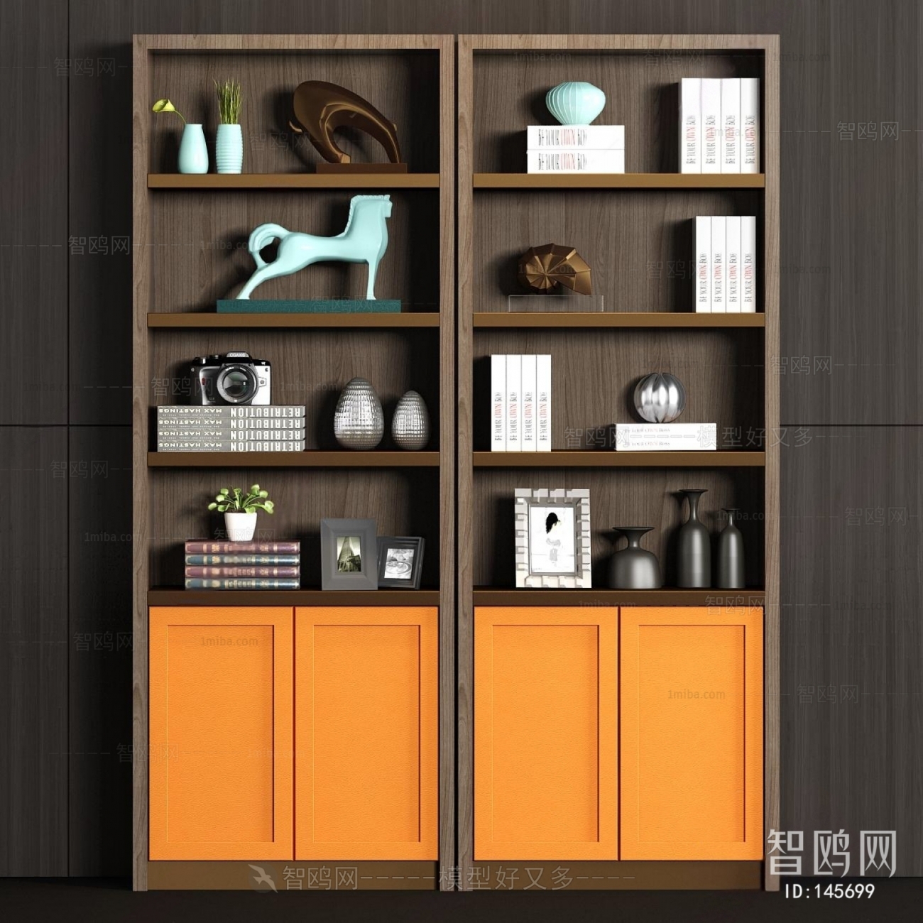 New Chinese Style Bookcase