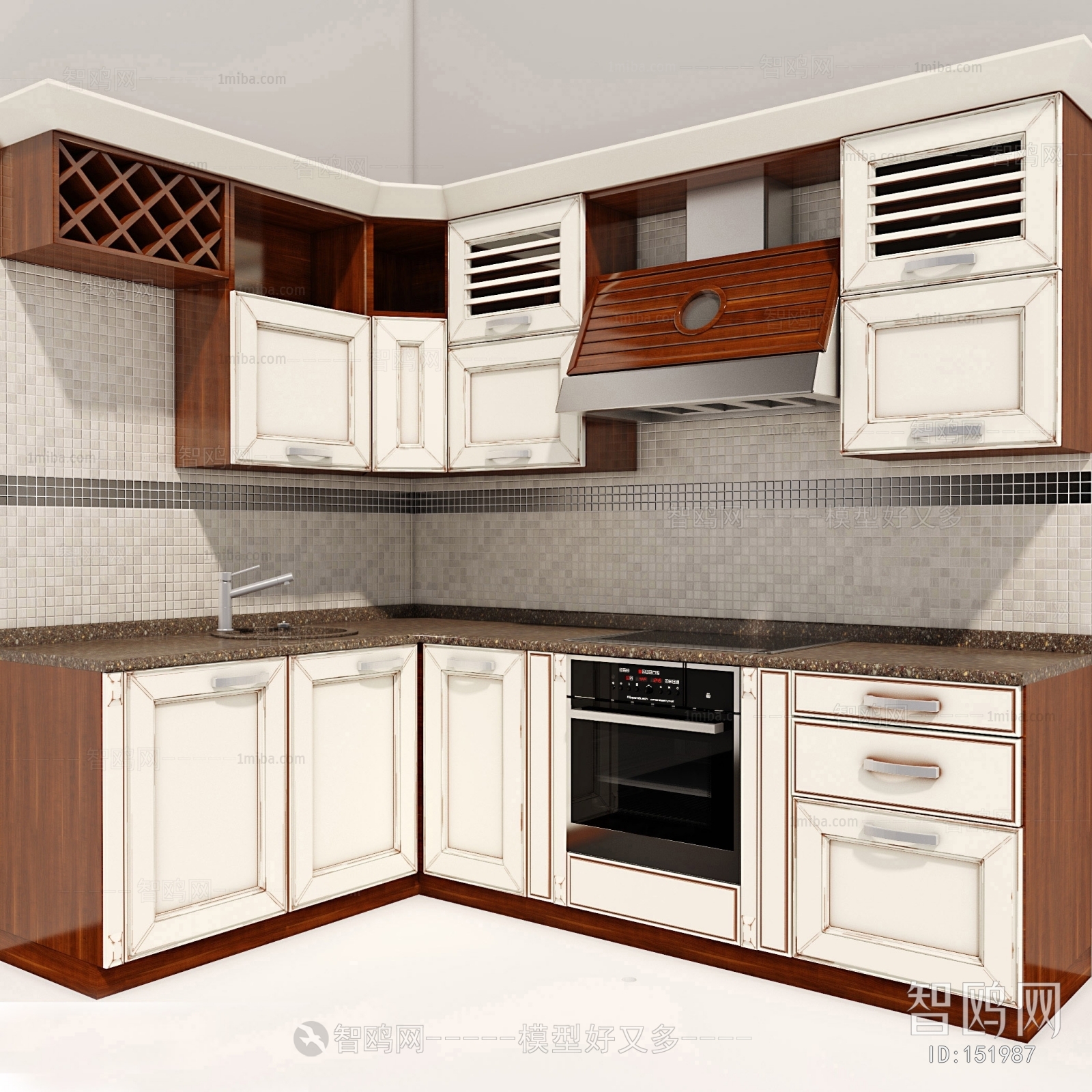 European Style Kitchen Cabinet