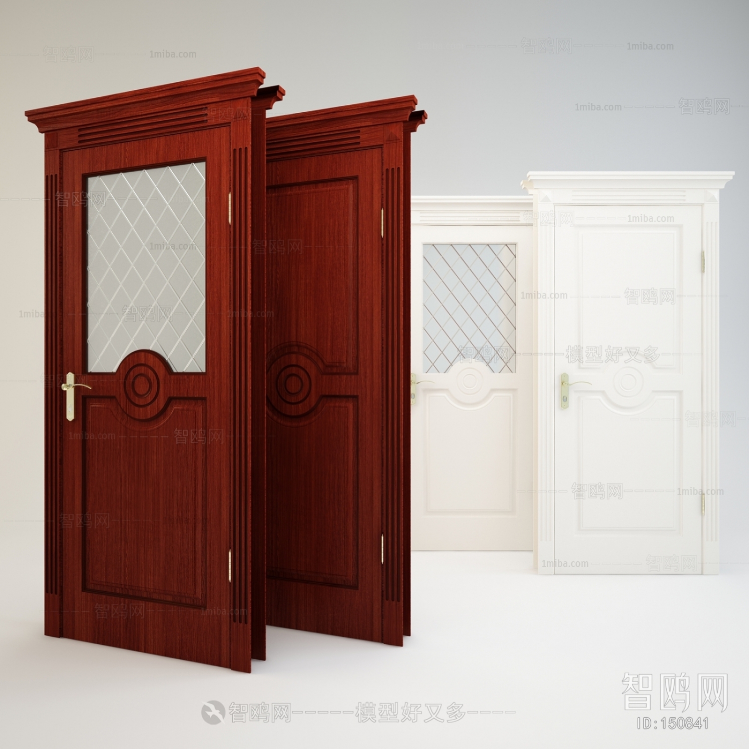 Modern Solid Wood Door