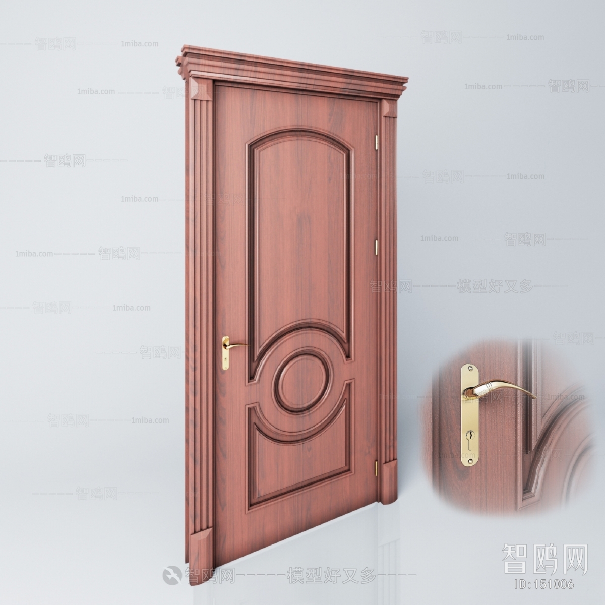 European Style Solid Wood Door