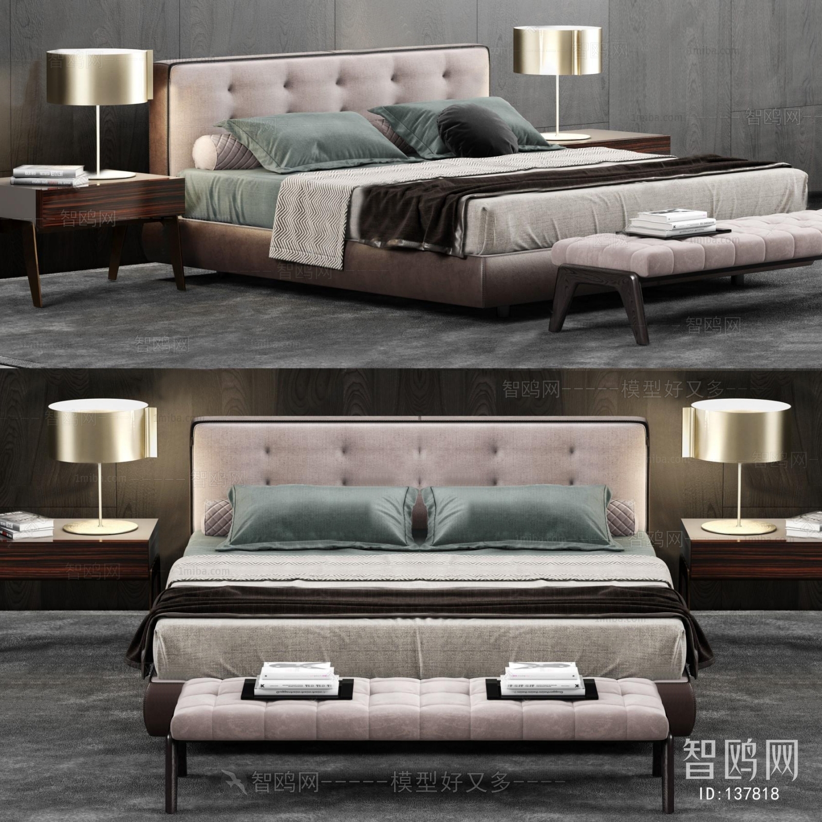 Modern Double Bed