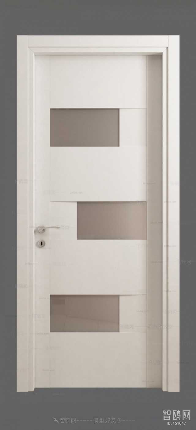 Modern Solid Wood Door