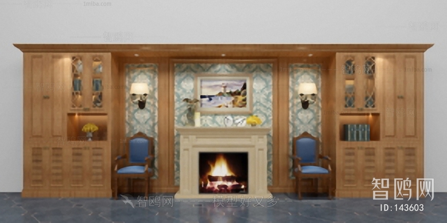 European Style Fireplace