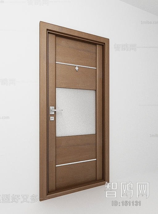 Modern Solid Wood Door