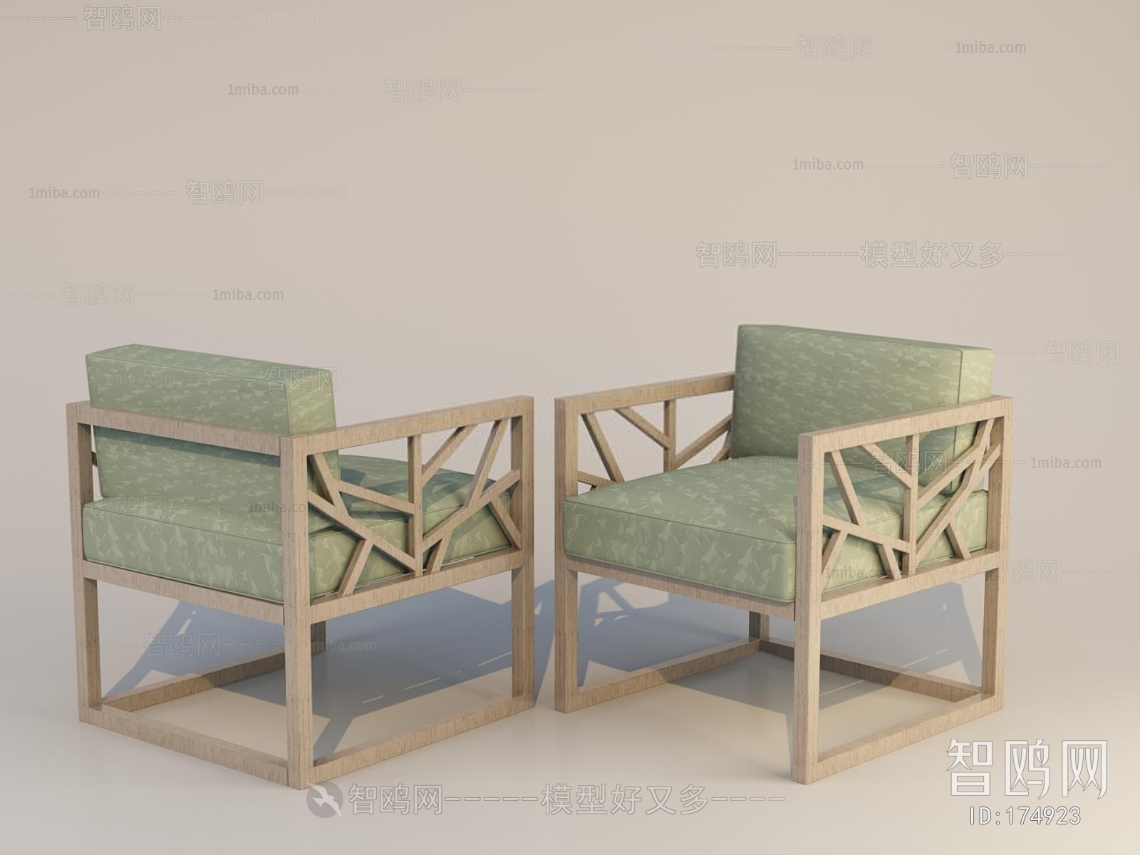 New Chinese Style Lounge Chair