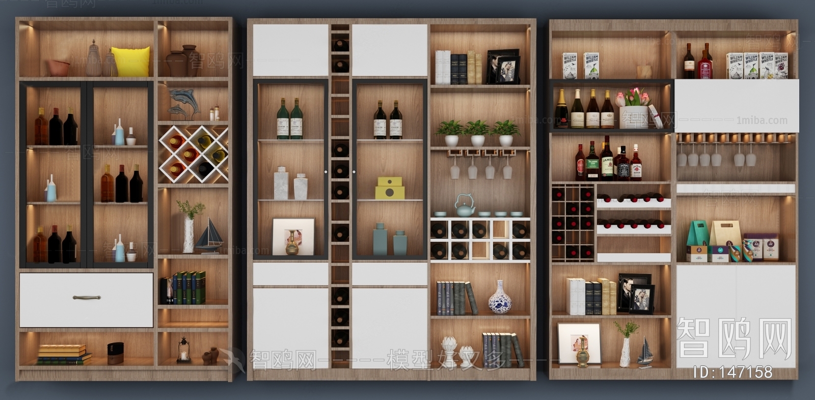 Nordic Style Wine Cabinet