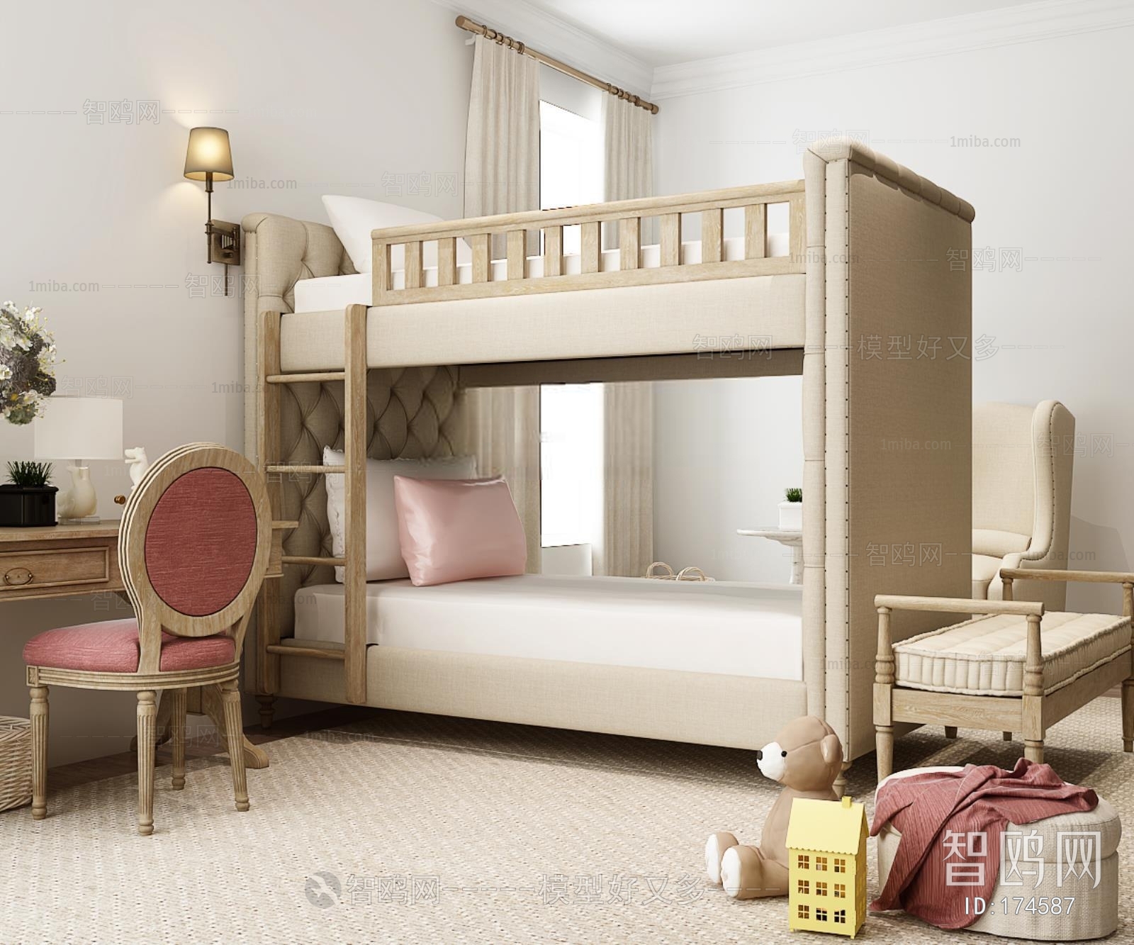 Nordic Style Single Bed