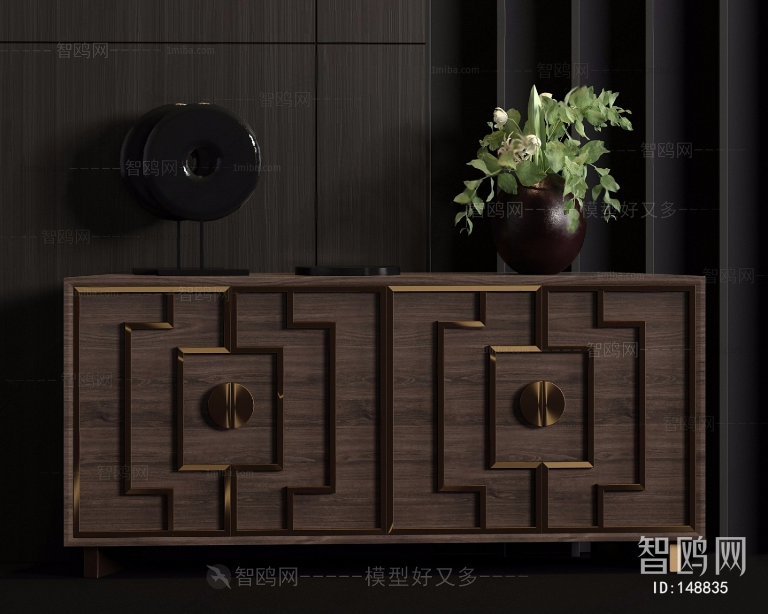 New Chinese Style Side Cabinet/Entrance Cabinet