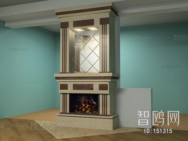 European Style Fireplace