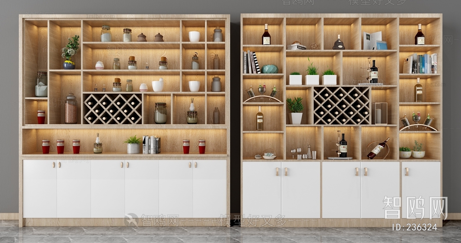 Nordic Style Wine Cabinet