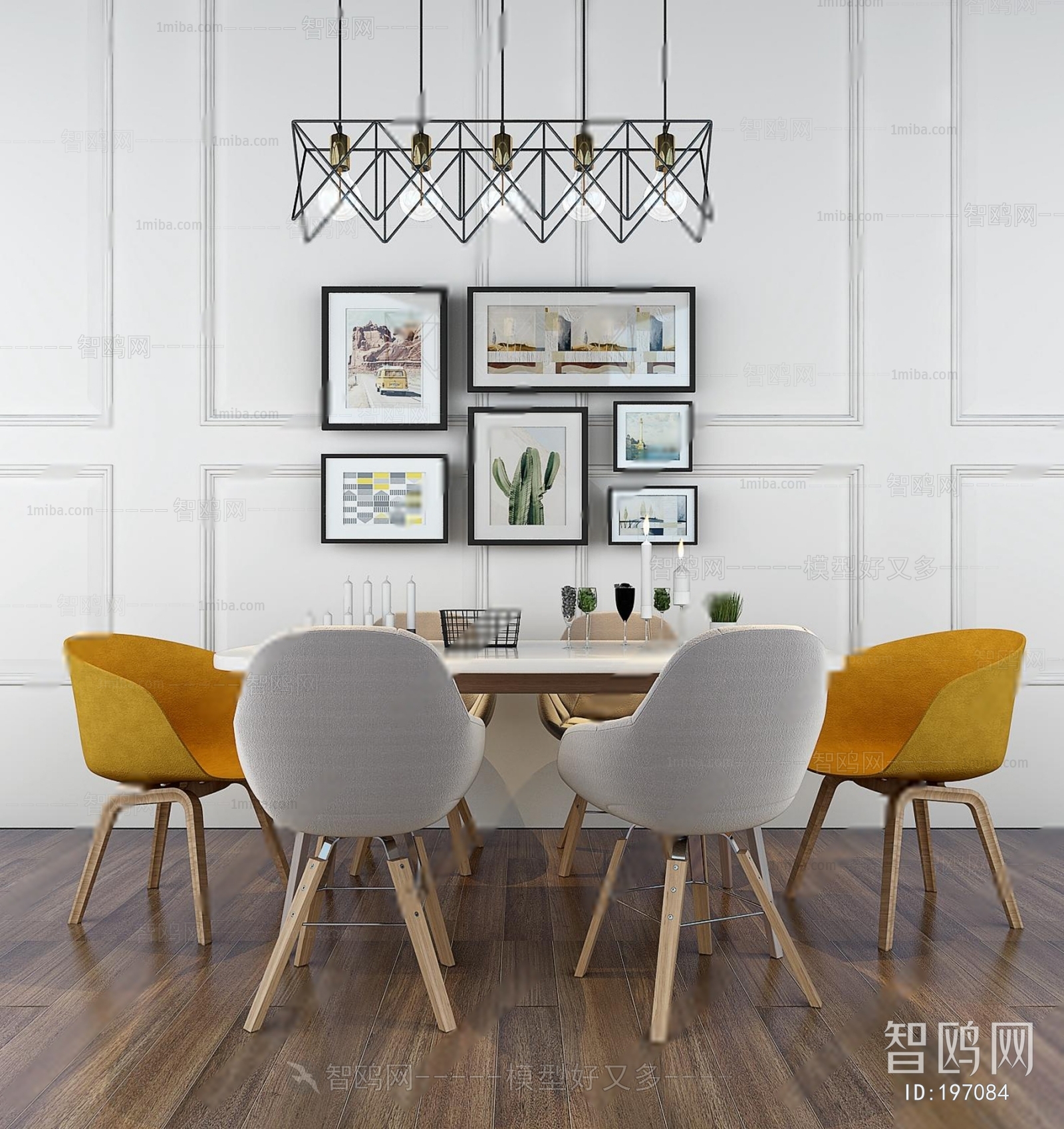 Nordic Style Dining Table And Chairs