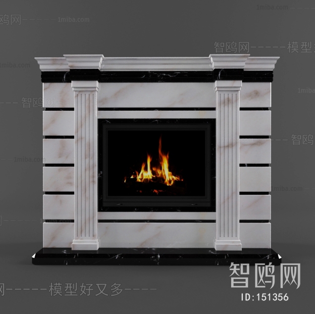 European Style Fireplace