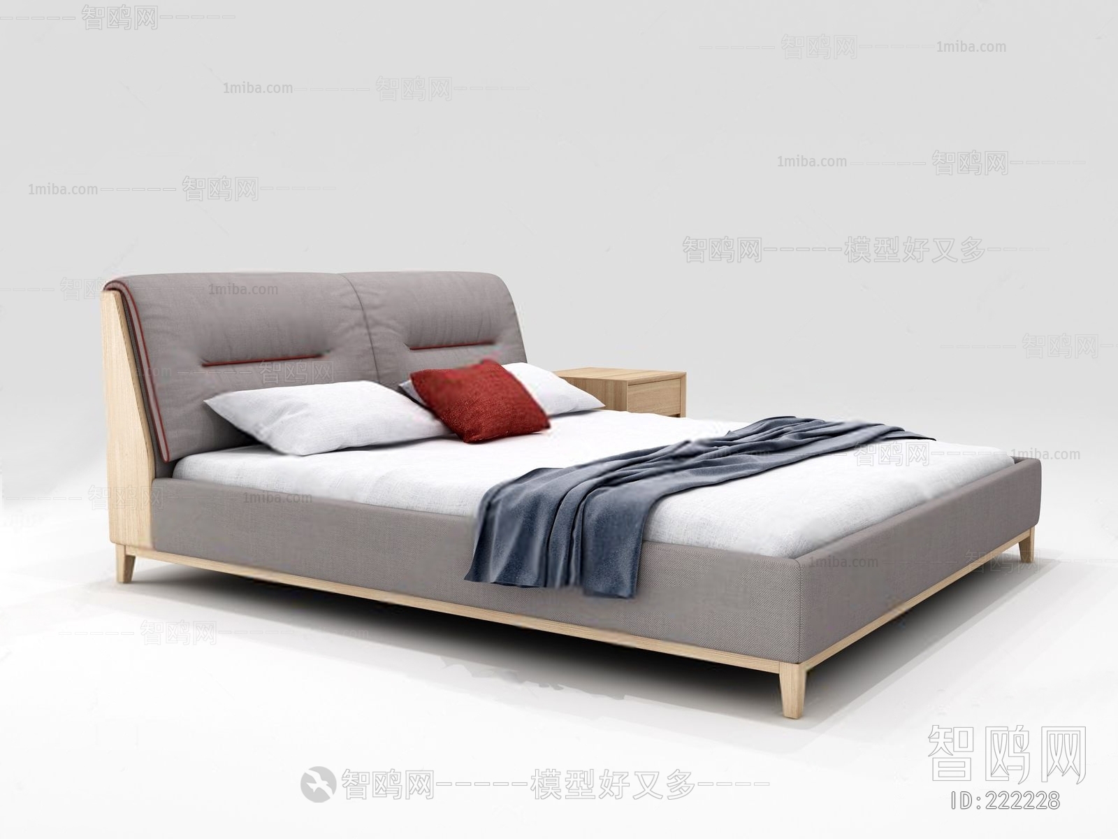 Nordic Style Double Bed