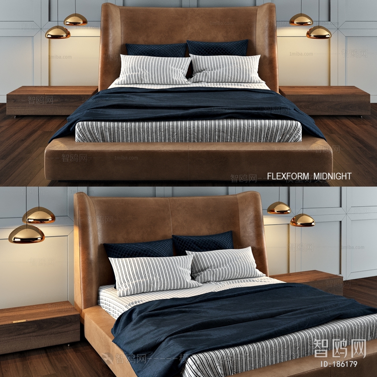 Modern Simple Style Double Bed