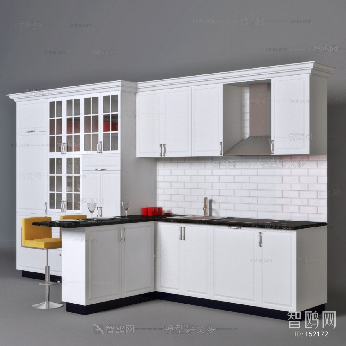 European Style Kitchen Cabinet