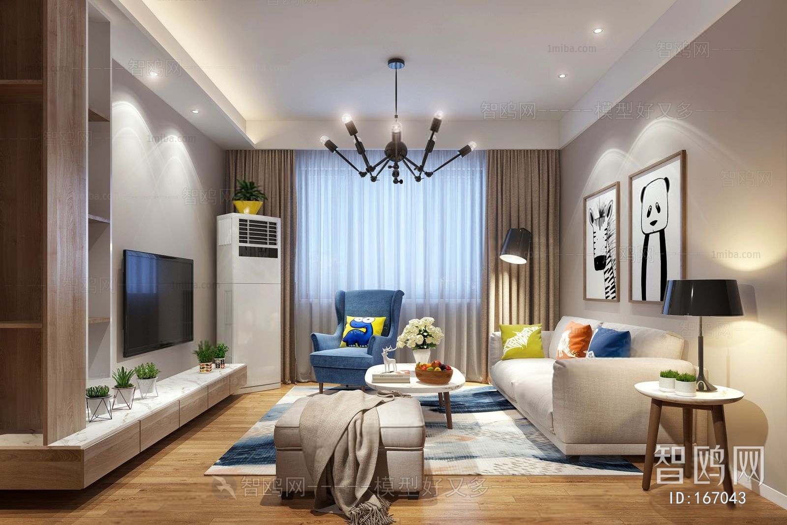 Nordic Style A Living Room