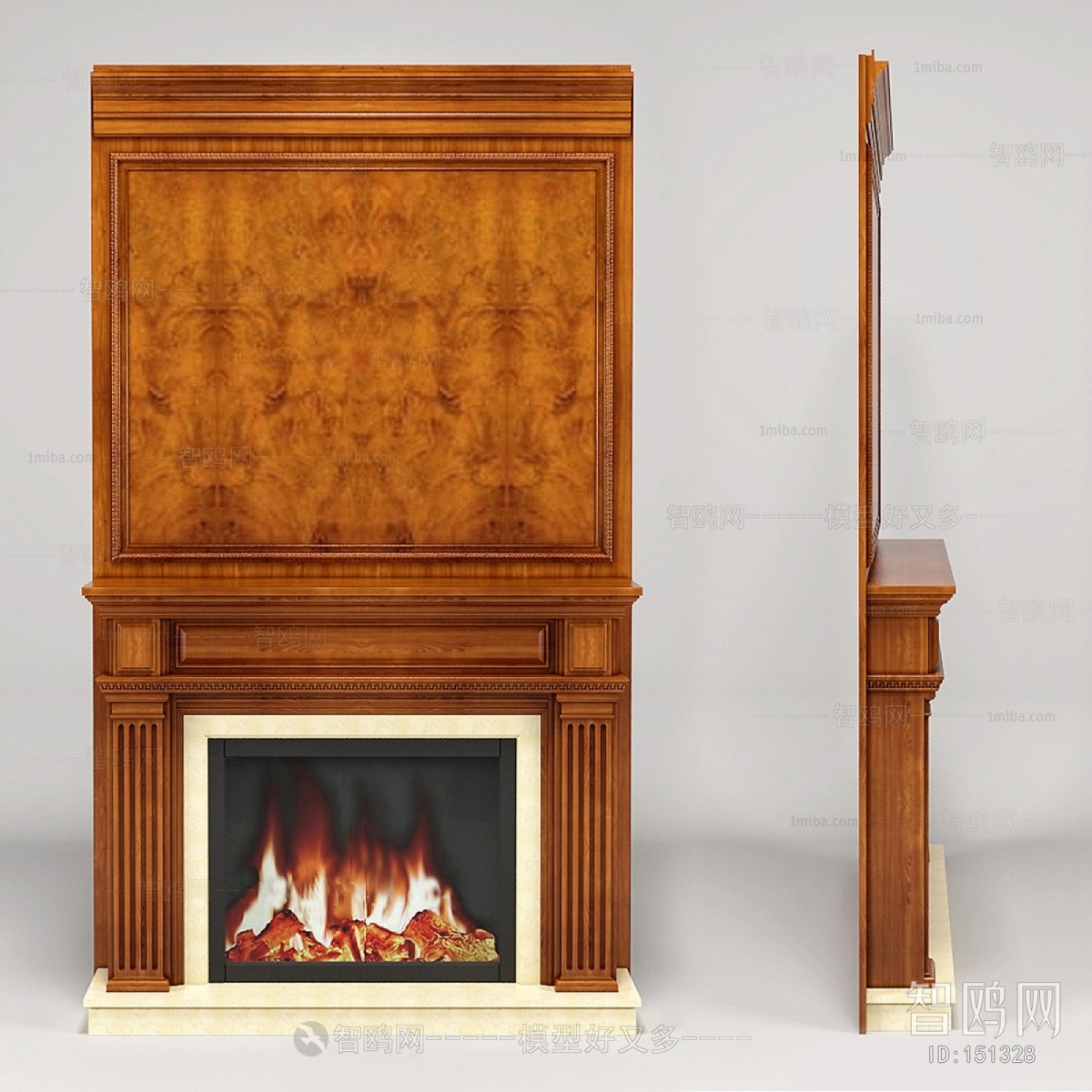 European Style Fireplace