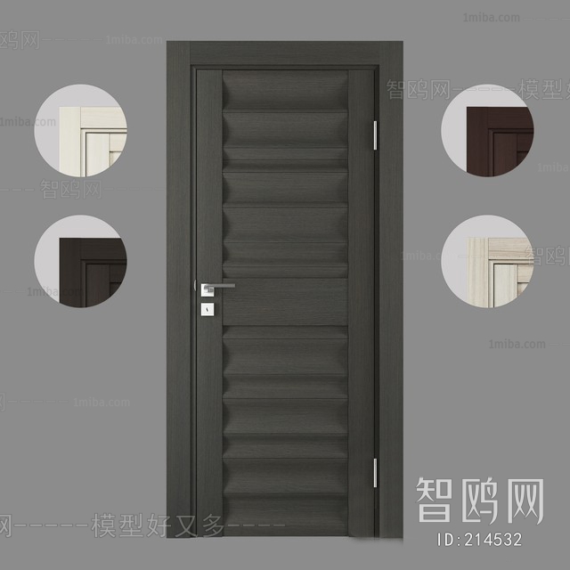 Modern Solid Wood Door